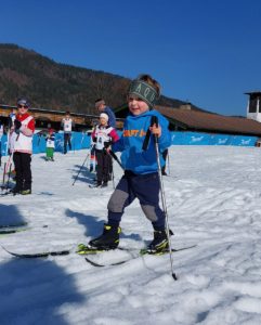 Bereits die Kleinsten hatten großen Spaß bei der Inzeller Langlauf Clubmeisterschaft.